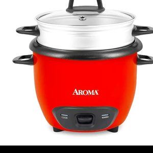 Aroma® 6-Cup (Cooked) / 1.5Qt. Rice Cooker & Food Steamer~ Used 1x~ WORKS GREAT!